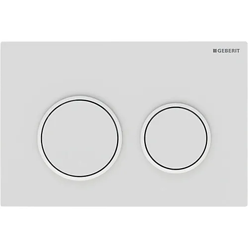 Bestseller | GEBERIT Omega20 betjeningsplade til dobbeltskyl, hvid, matlakeret